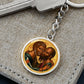 saint-peter and saint paul icon circle pendant necklace_artwork_original_artwork Graphic Circle Keychain NEW