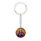 the-sacred heart of jesus christ pendant necklace_artwork_original_artwork Graphic Circle Keychain NEW