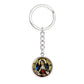 Saint Therese of Avila Circle Keychain