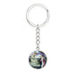 Anunciation Prerafaelites Ave Maria Gracia ShineOn Circle Circle Pendant Keychain
