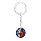 St Anthony Of Padua Finder of Lost Things Circle Pendant Keychain