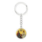 Holy Trinity New Testament Circle Keychain