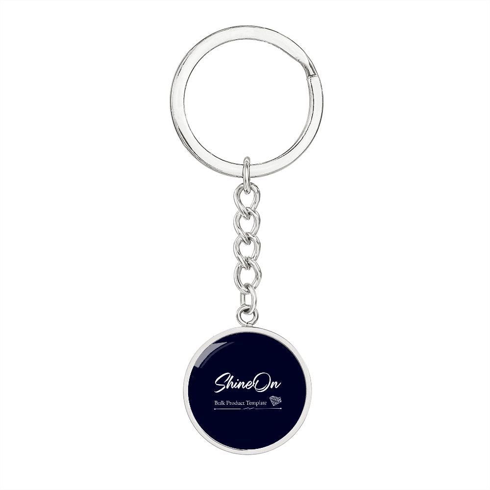 Graphic Circle Keychain NEW