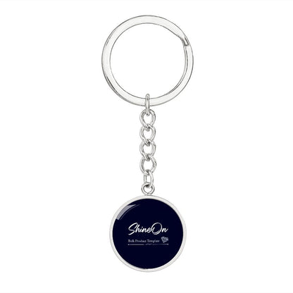 Graphic Circle Keychain NEW
