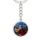 agony-in the garden circle pendant necklace_artwork_original_artwork Graphic Circle Keychain NEW
