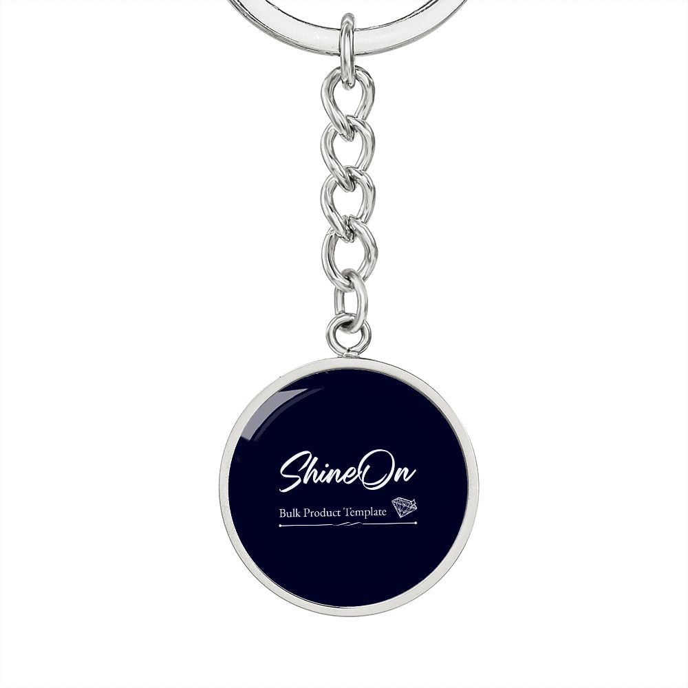 Graphic Circle Keychain NEW