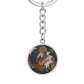 prophet-ilijah circle pendant necklace_artwork_original_artwork Graphic Circle Keychain NEW
