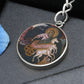 prophet-ilijah circle pendant necklace_artwork_original_artwork Graphic Circle Keychain NEW