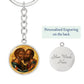 saint-peter and saint paul icon circle pendant necklace_artwork_original_artwork Graphic Circle Keychain NEW