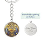 eucharist-icon circle pendant necklace_artwork_original_artwork Graphic Circle Keychain NEW