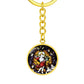jesus-emmanuel icon circle pendant necklace_artwork_original_artwork Graphic Circle Keychain NEW