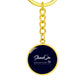 Graphic Circle Keychain NEW