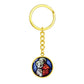 St Anthony Of Padua Finder of Lost Things Circle Pendant Keychain