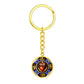 Sacred Heart Circle 300 dpi ShineOn Circle Pendant Keychain