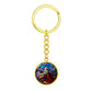 agony-in the garden circle pendant necklace_artwork_original_artwork Graphic Circle Keychain NEW