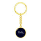 Graphic Circle Keychain NEW