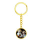 st-anna and virgin mary circle pendant necklace_artwork_original_artwork Graphic Circle Keychain NEW