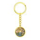 baptism-of jesus mozaic circle pendant necklace_artwork_original_artwork Graphic Circle Keychain NEW