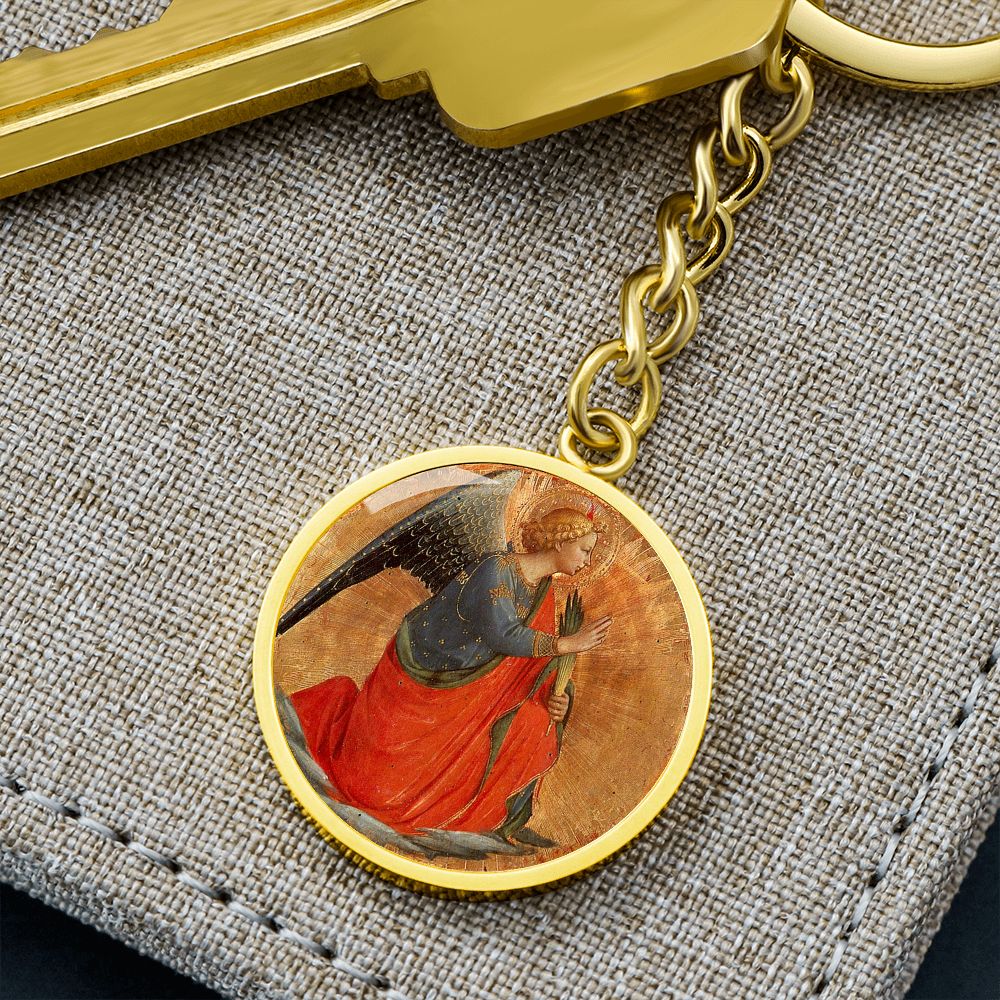 Archangel Gabriel The Angel of the Annunciation Keychain