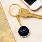 Circle Pendant Keychain