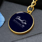 Circle Pendant Keychain