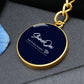 Graphic Circle Keychain NEW