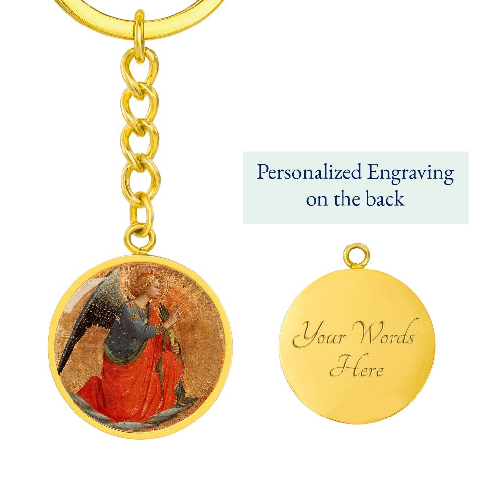 Archangel Gabriel The Angel of the Annunciation Keychain