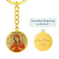 our-lady of sorrows icon pendant necklace_artwork_original_artwork Graphic Circle Keychain NEW
