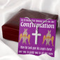 First Communion Gift For Girls Cherubim Dark Red