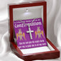 First Communion Gift For Girls Cherubim Dark Red