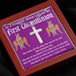 Confirmation Gift Girl Dark Red Cherubim
