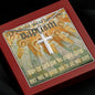 ShineOn Cross Baptism Girl Choir Angels ShineOn Cross necklace with snake chain with Custom Card
